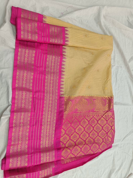 Gadwal Semi Pattu Saree