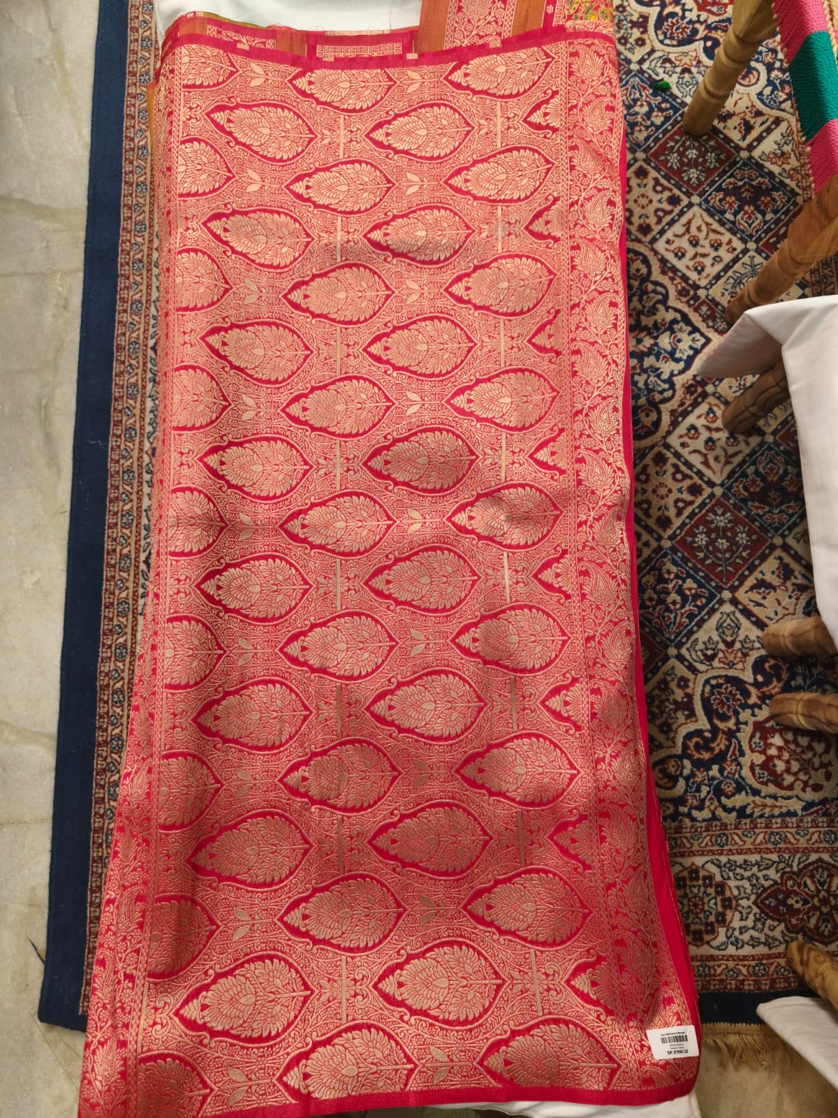 Masakali Meena — Meenakari Border Saree