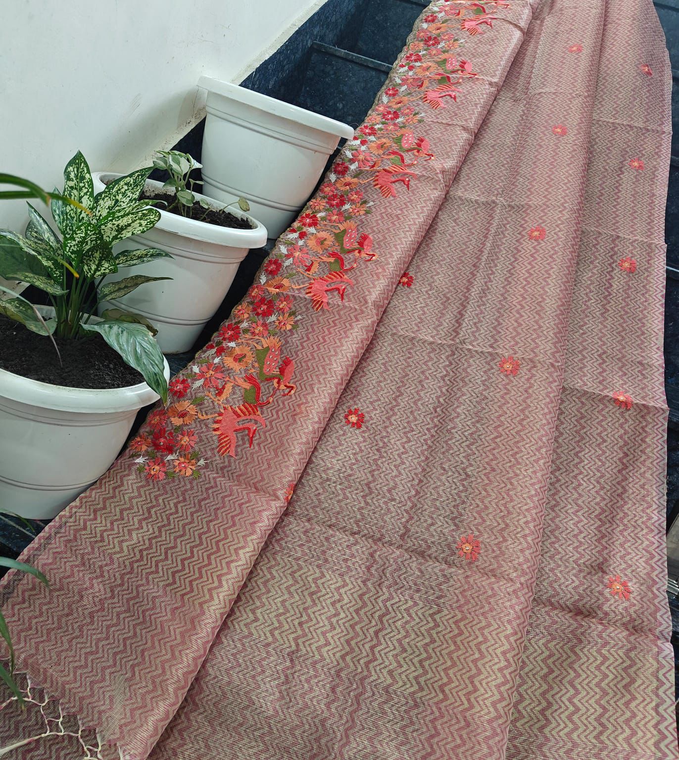 Kota Cotton Silk Embroidery