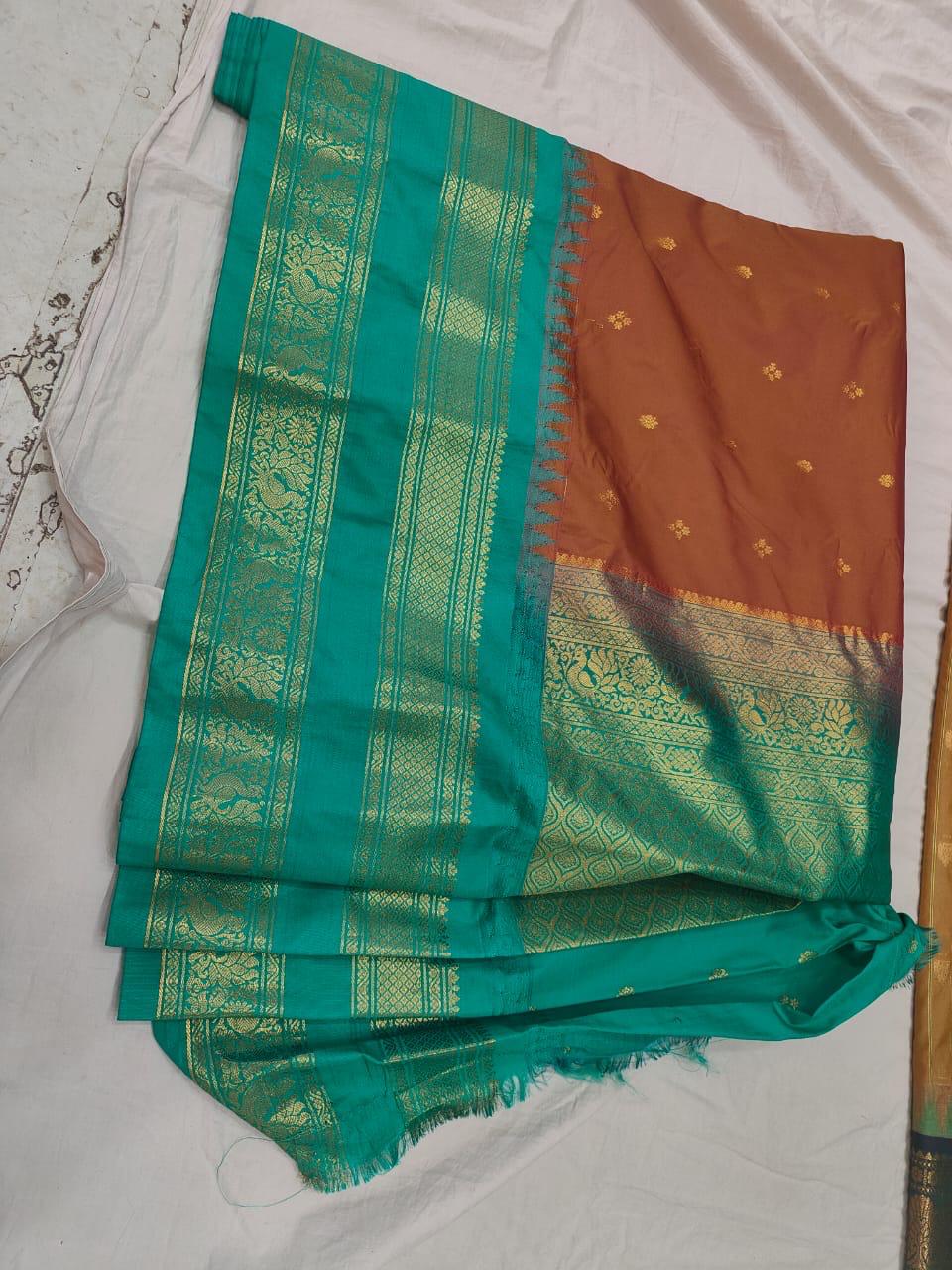Gadwal Semi Pattu Saree