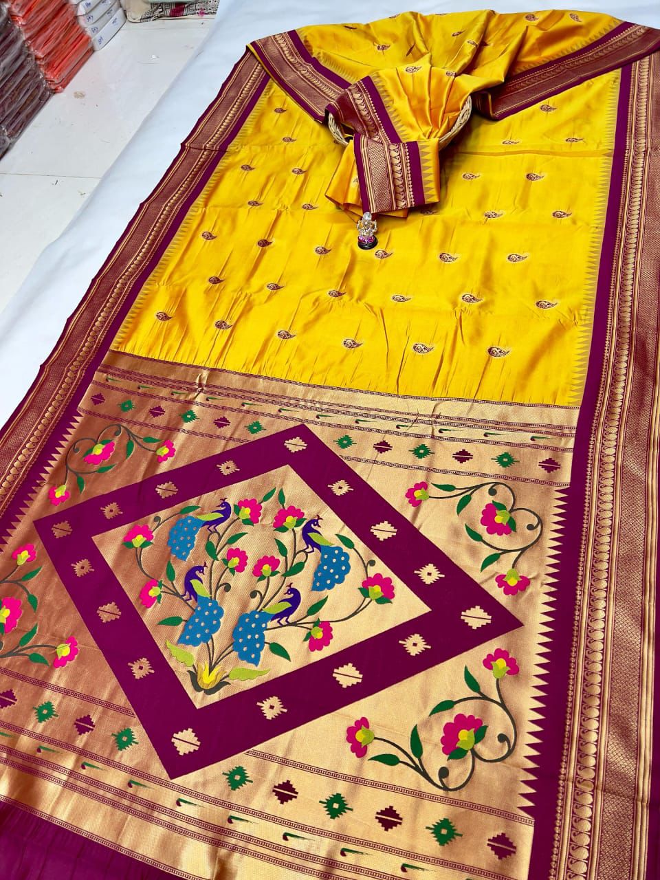 Ananya Peacock Paithani Saree