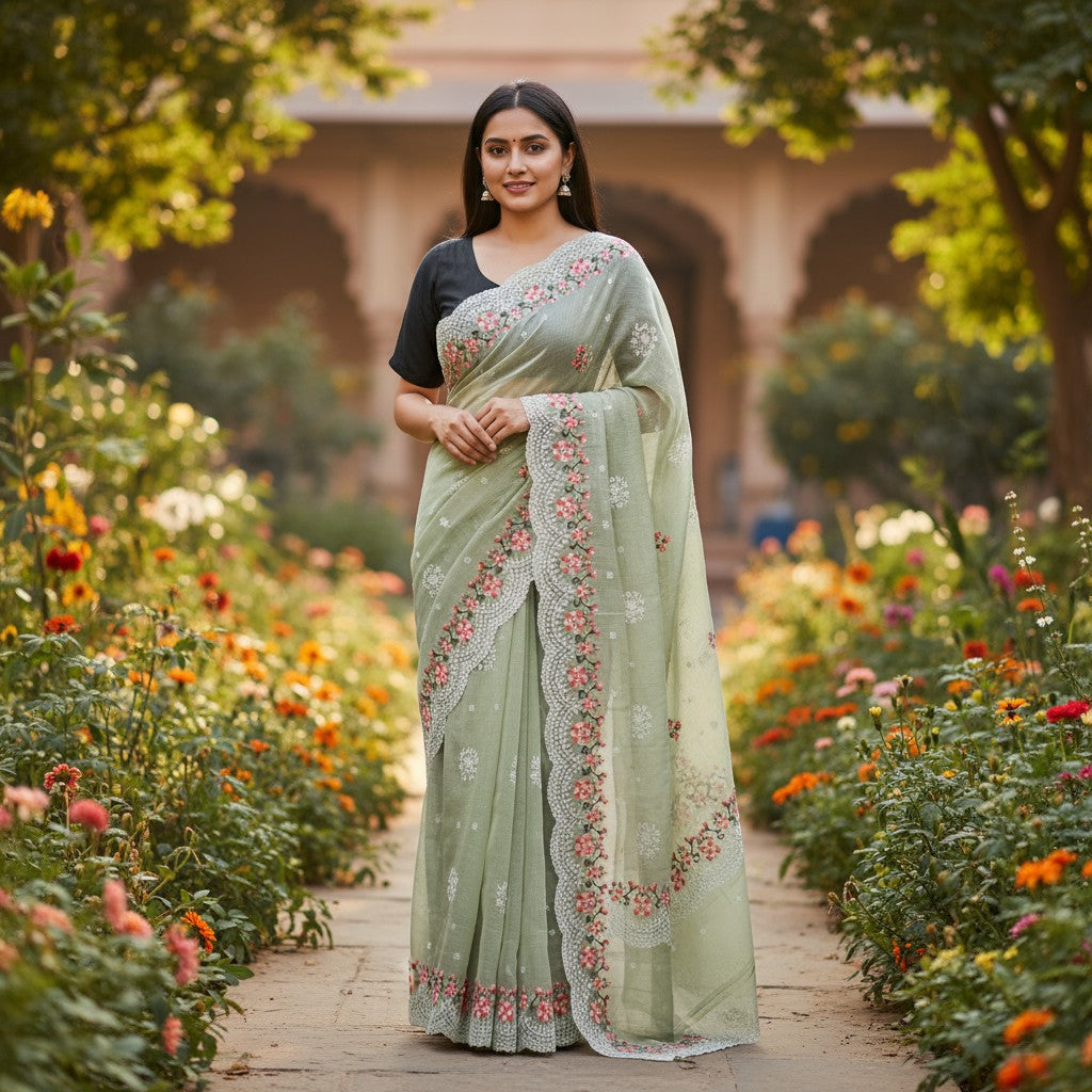 Pure Kota Doria Saree