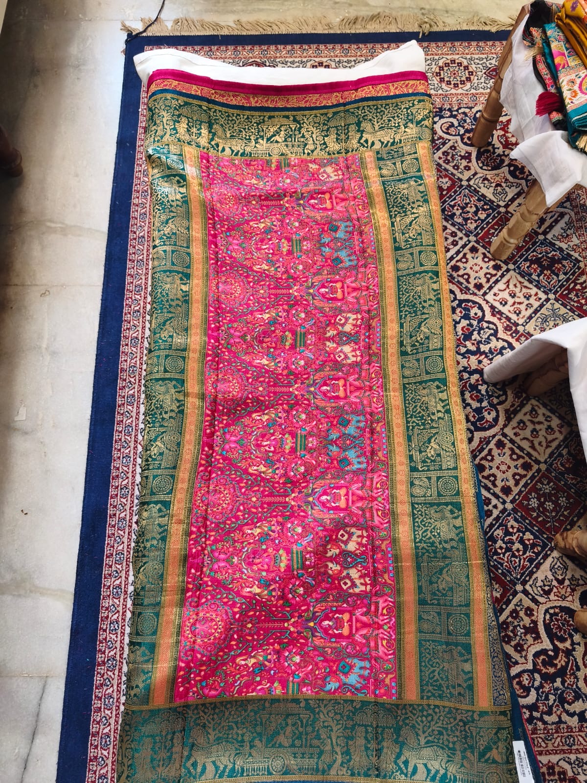 Pashmina Semi Silk Saree