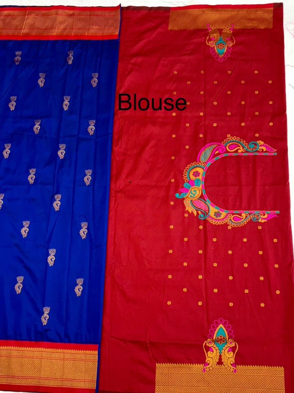 Zumka Peacock Paithani Saree