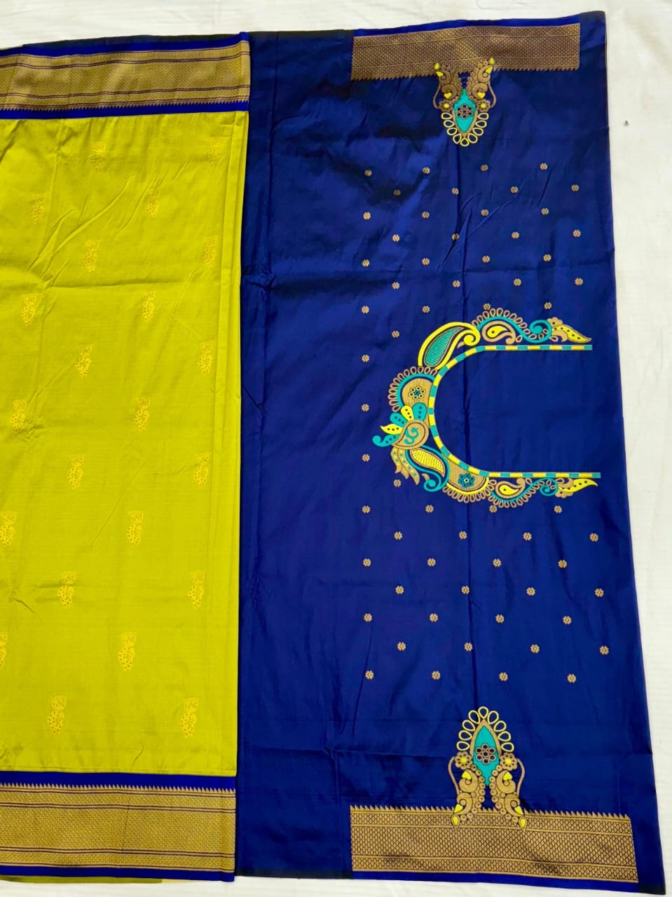 Zumka Peacock Paithani Saree