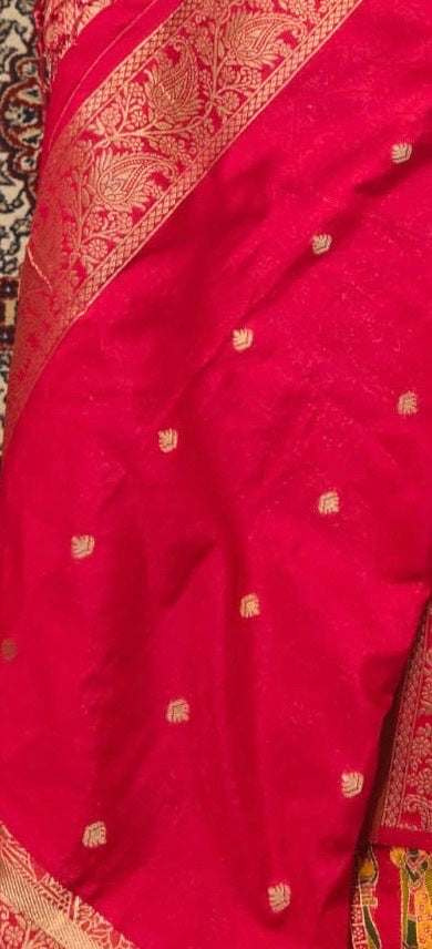 Masakali Meena — Meenakari Border Saree