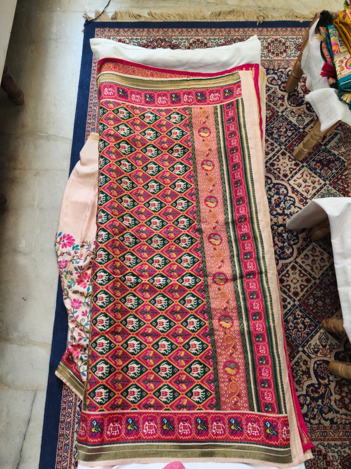 Pashmina Semi Silk Saree