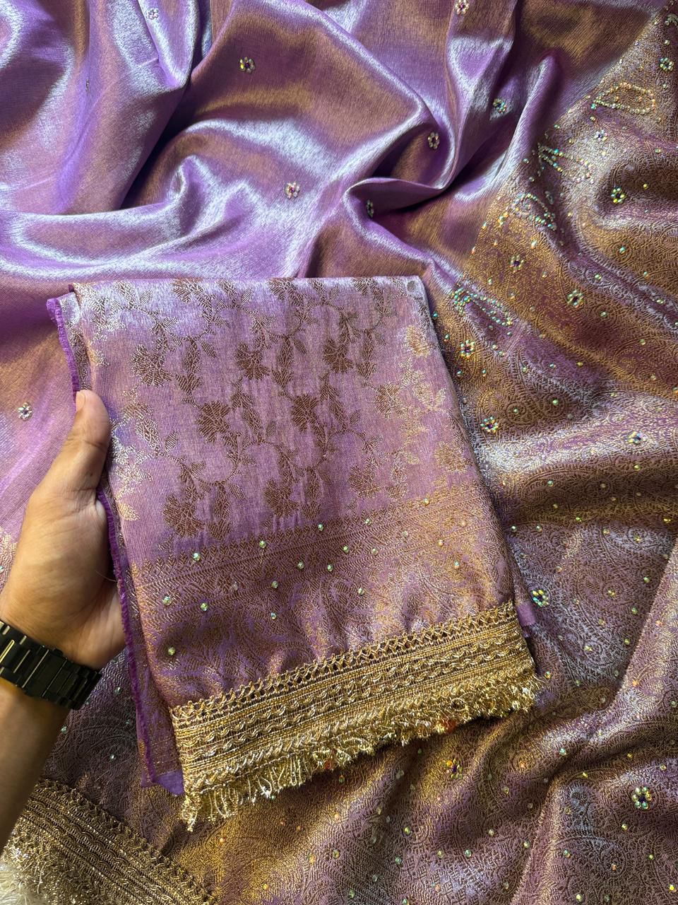 Banarasi Katan Tissue Silk Saree