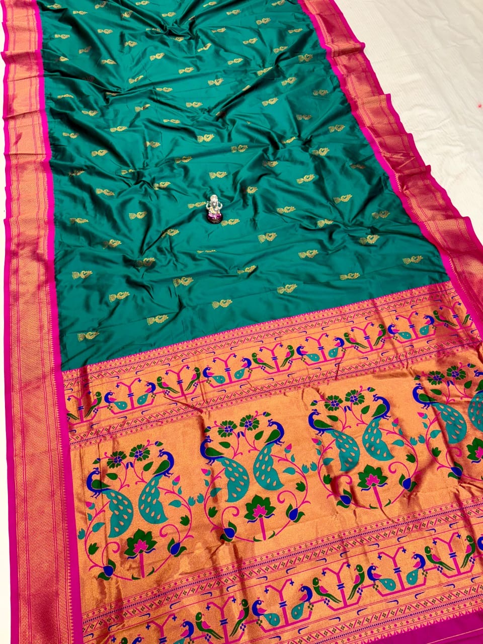 Zumka Peacock Paithani Saree