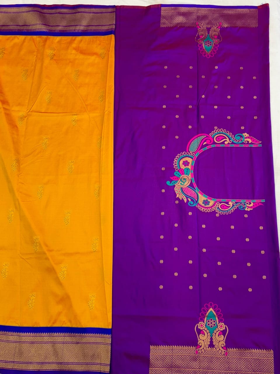 Zumka Peacock Paithani Saree