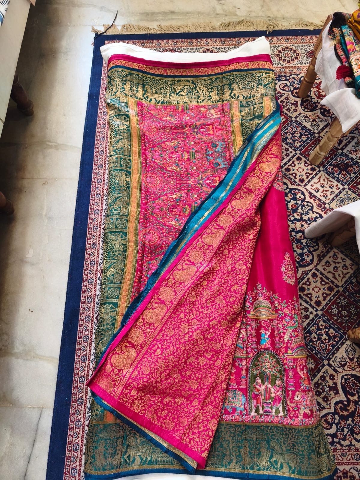 Pashmina Semi Silk Saree