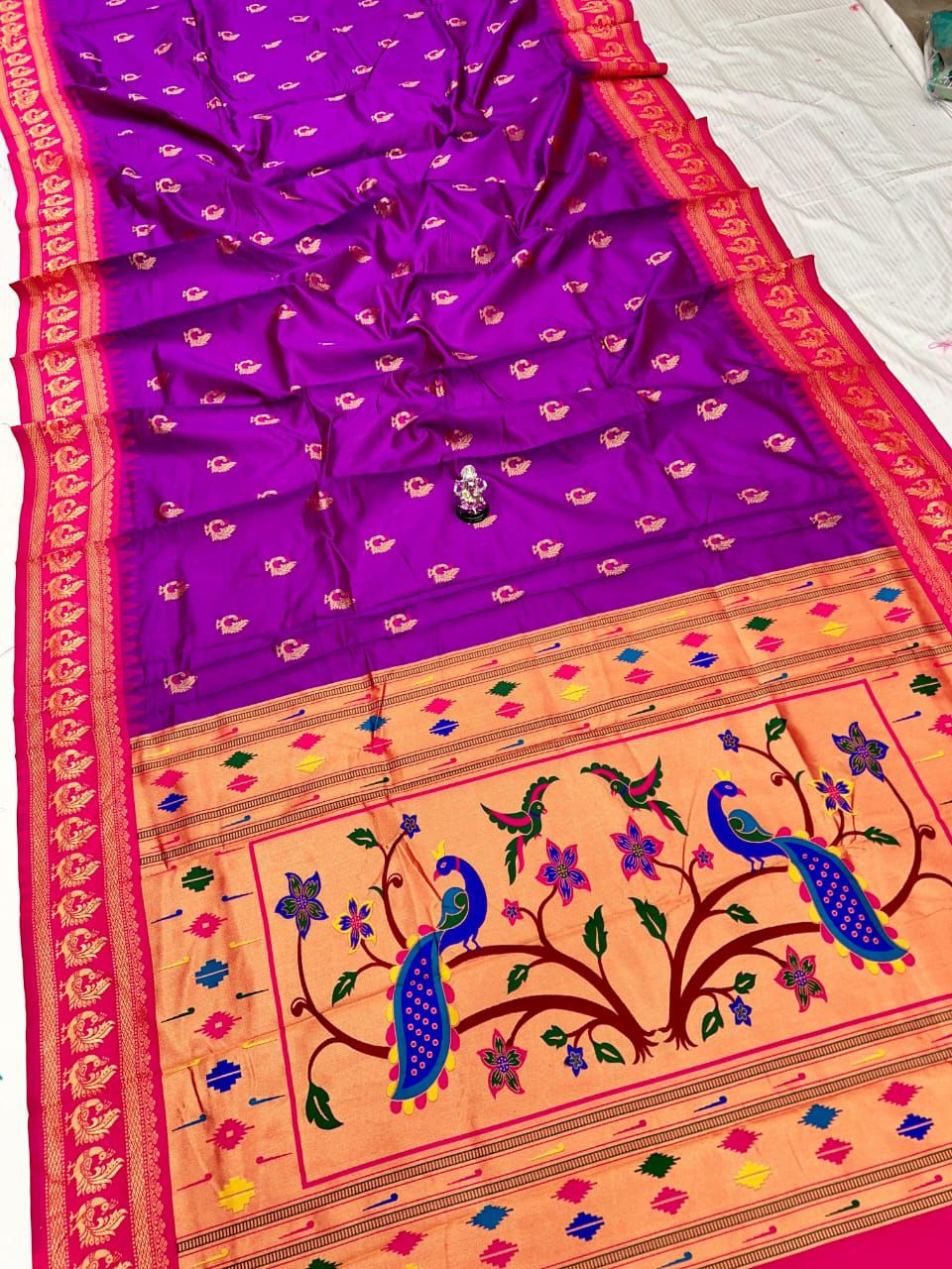 Gouri Gadwal Paithani Saree