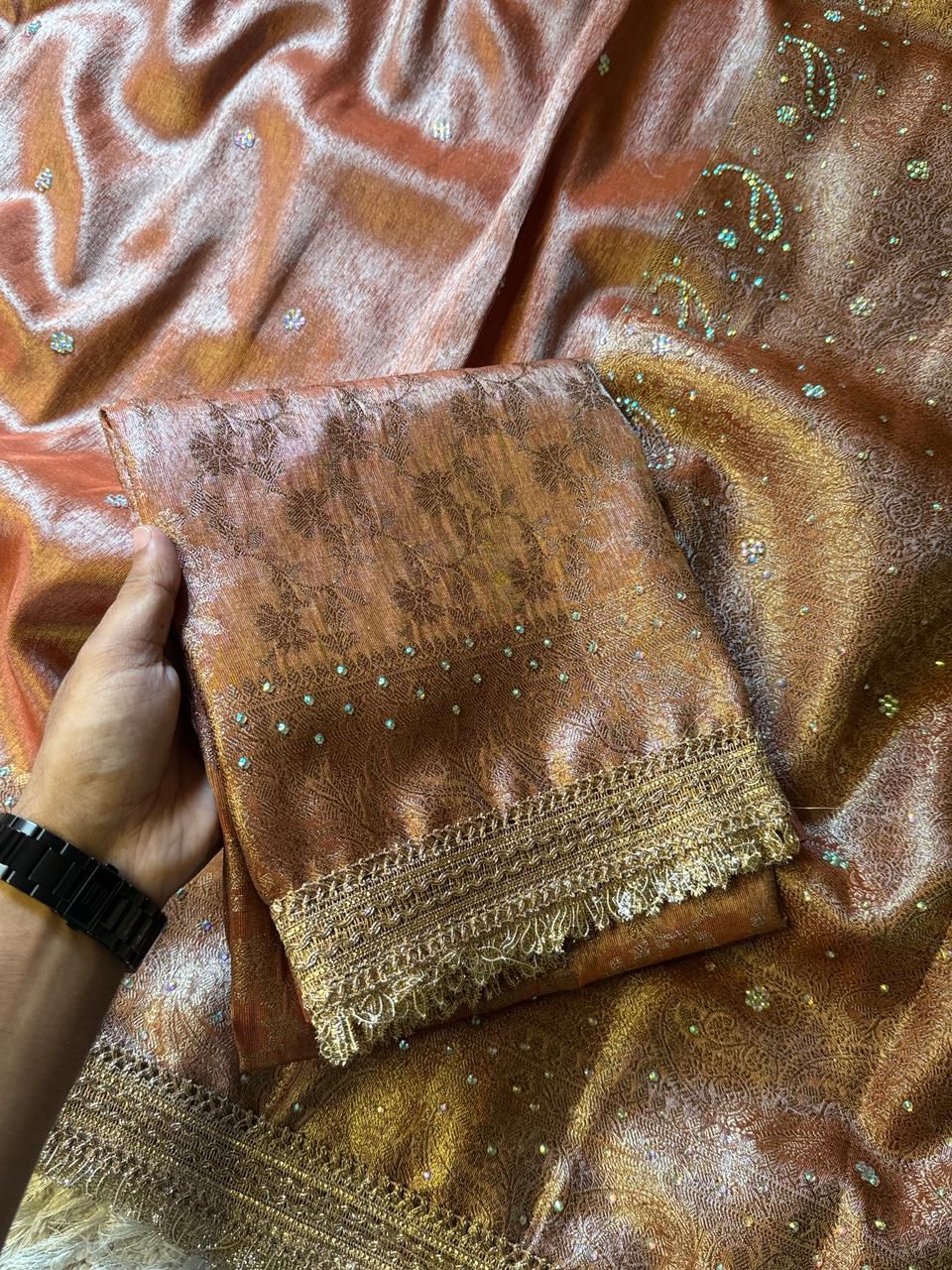 Banarasi Katan Tissue Silk Saree