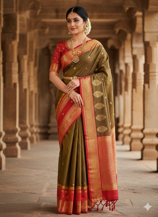 Gadwal Semi Pattu Saree
