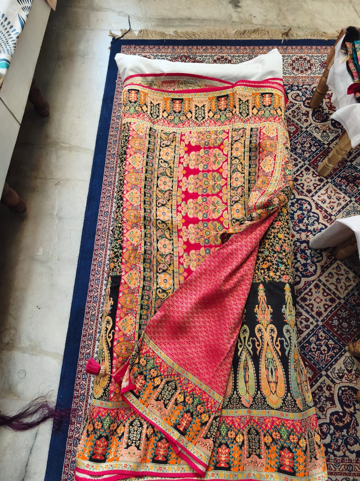 Pashmina Semi Silk Saree
