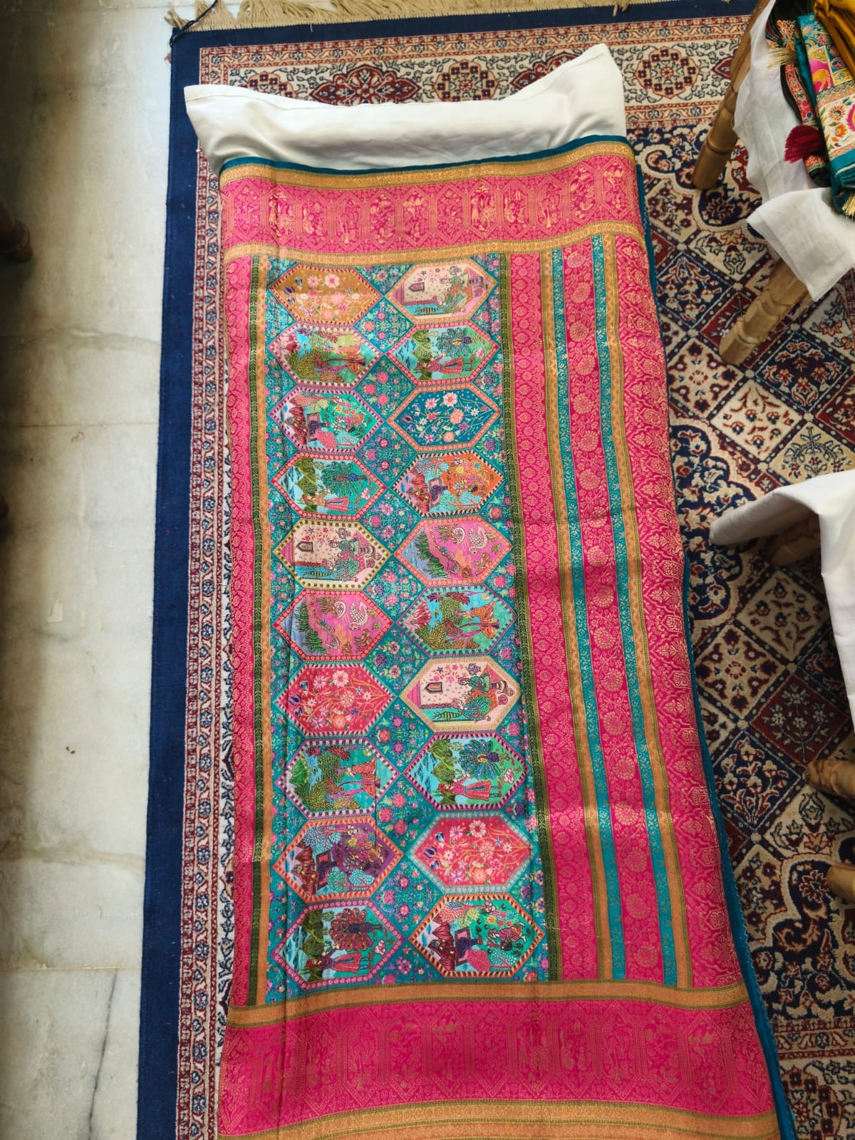 Pashmina Semi Silk Saree