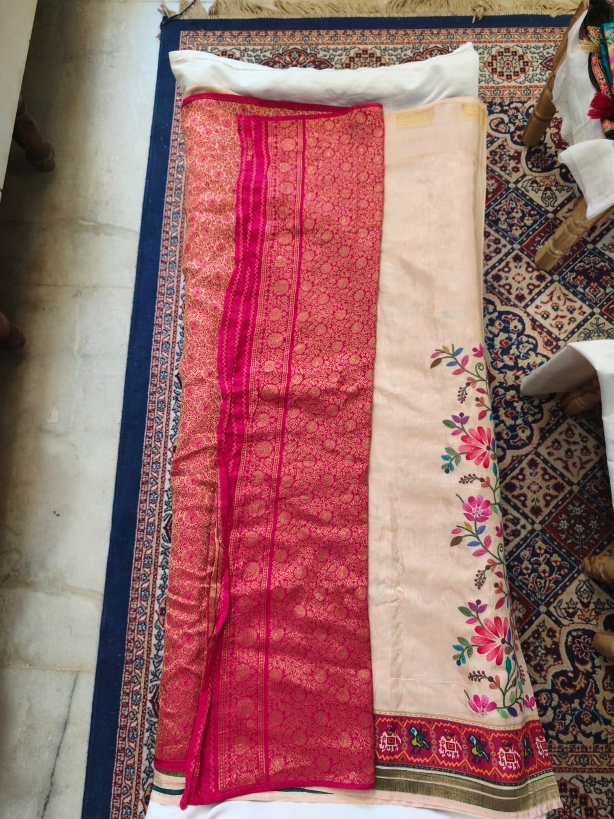 Pashmina Semi Silk Saree