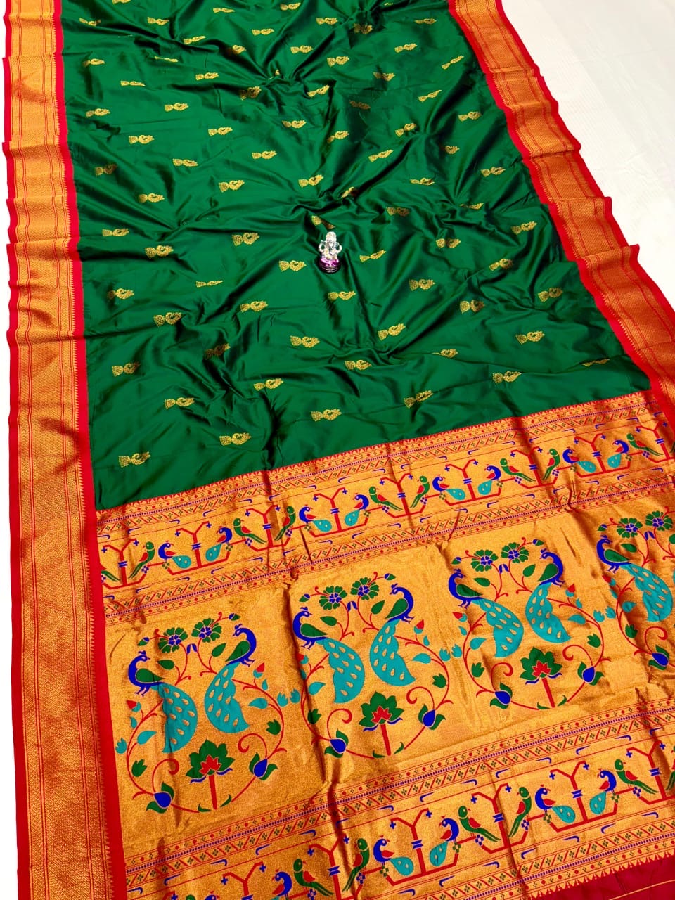Zumka Peacock Paithani Saree