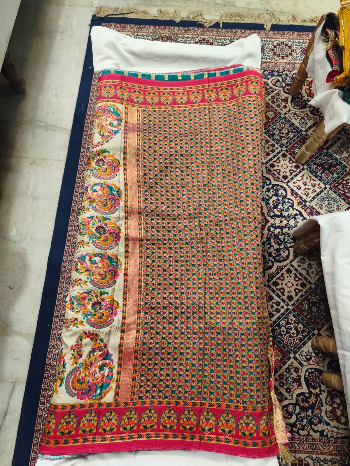 Pashmina Semi Silk Saree