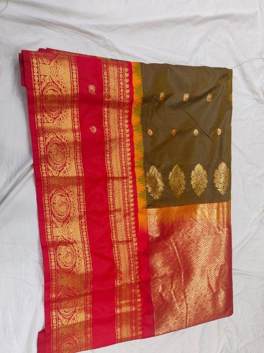 Gadwal Semi Pattu Saree