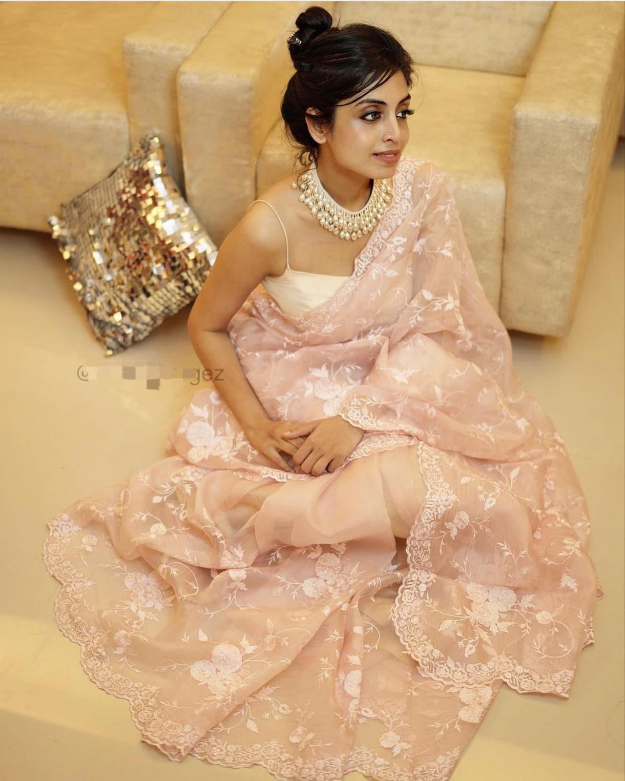 Organza Banarasi Kora Intricate Embroidery