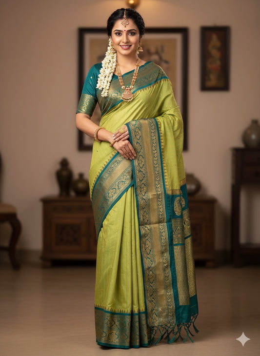 Gadwal Semi Pattu Saree