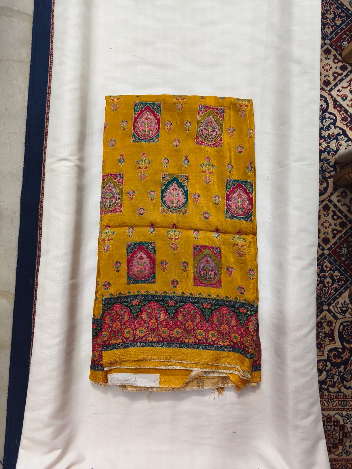 Pashmina Semi Silk Saree