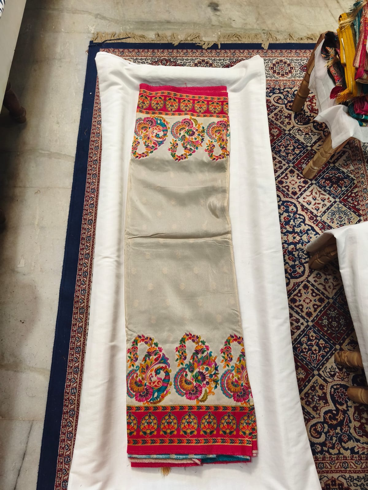 Pashmina Semi Silk Saree