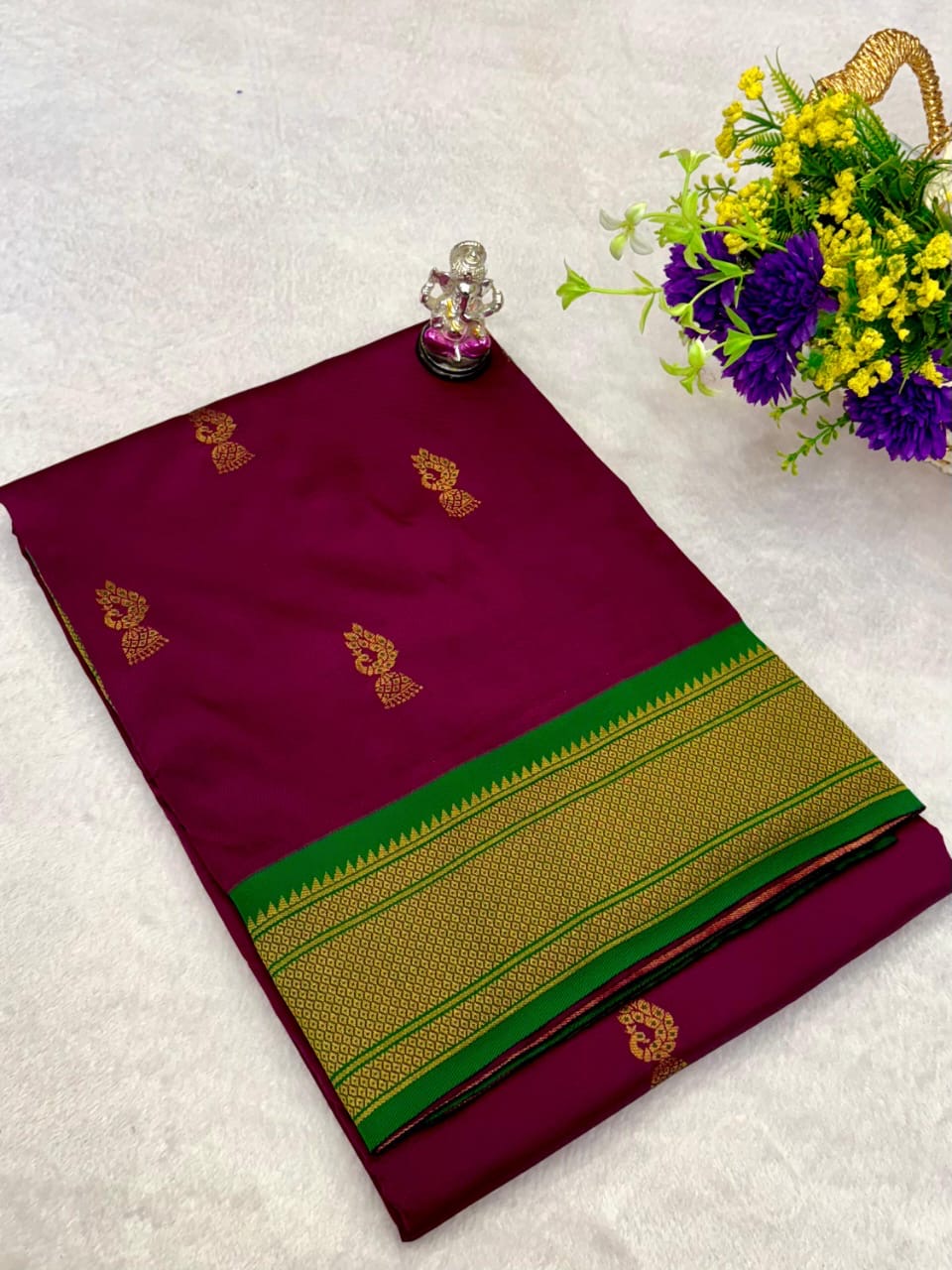 Zumka Peacock Paithani Saree