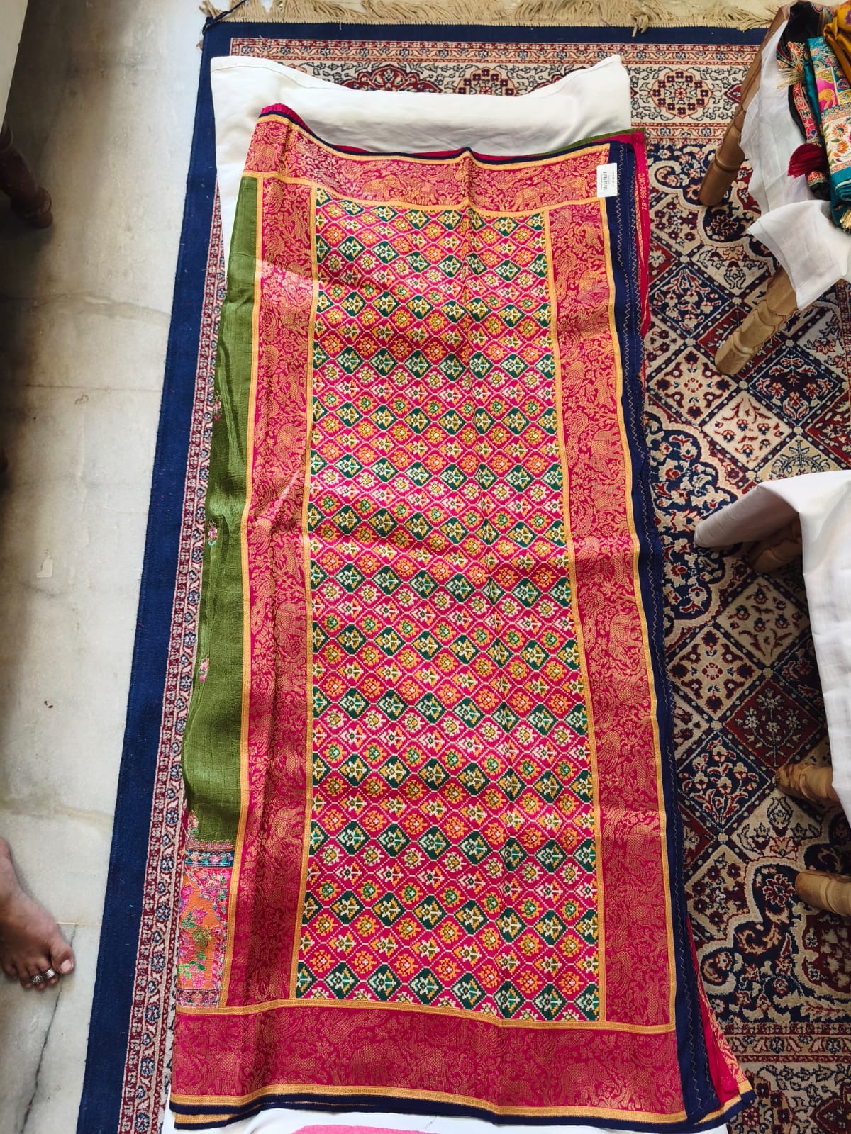 Pashmina Semi Silk Saree