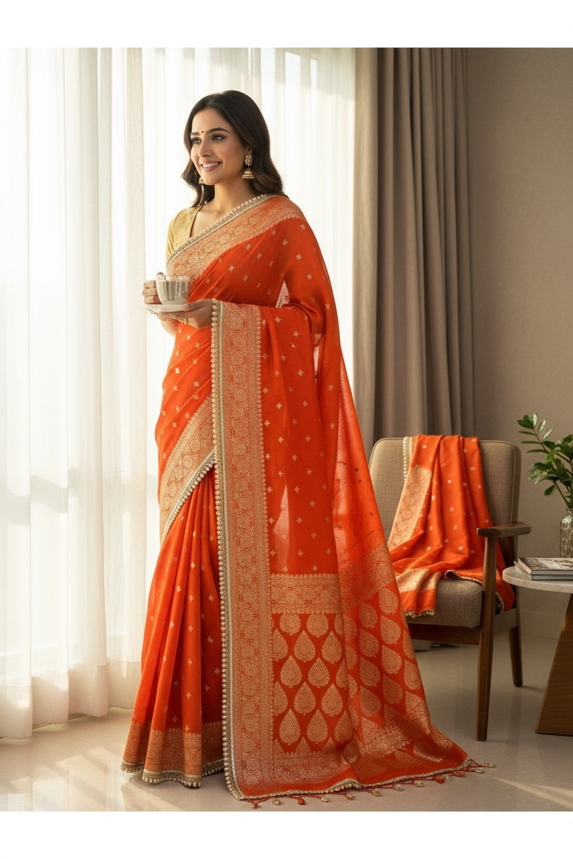 Banaras Semi Khaddi Katan