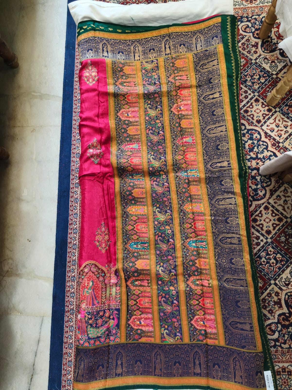 Pashmina Semi Silk Saree