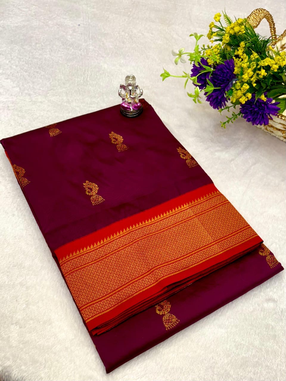 Zumka Peacock Paithani Saree