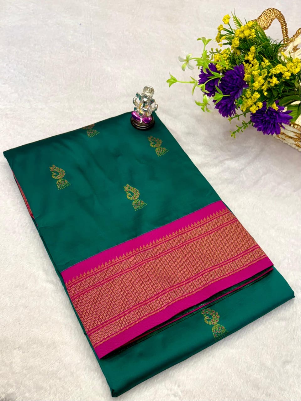Zumka Peacock Paithani Saree