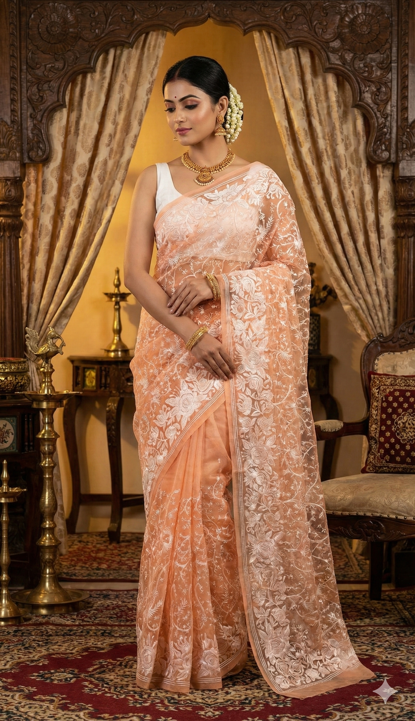 Beautiful Organza Silk Saree