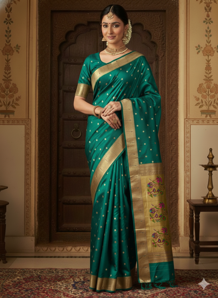 Gouri Muniya Paithani Saree