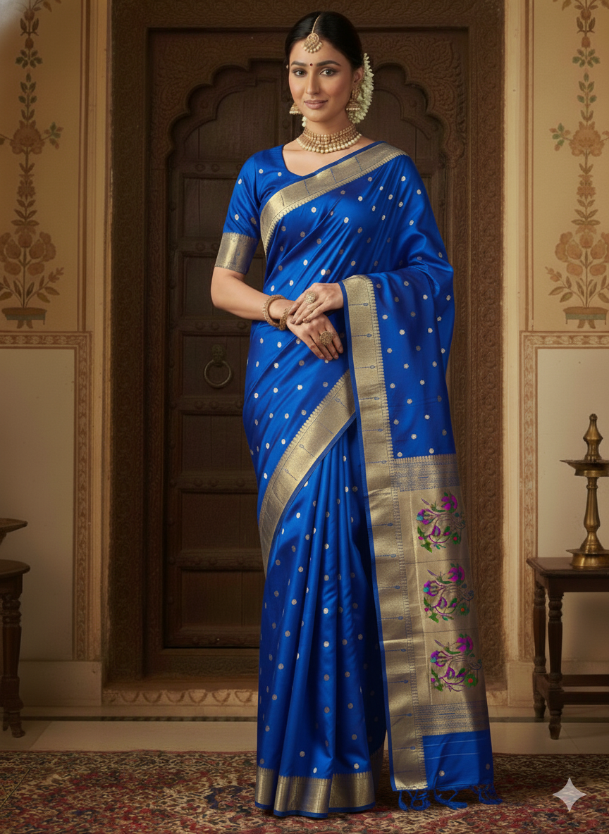 Gouri Muniya Paithani Saree