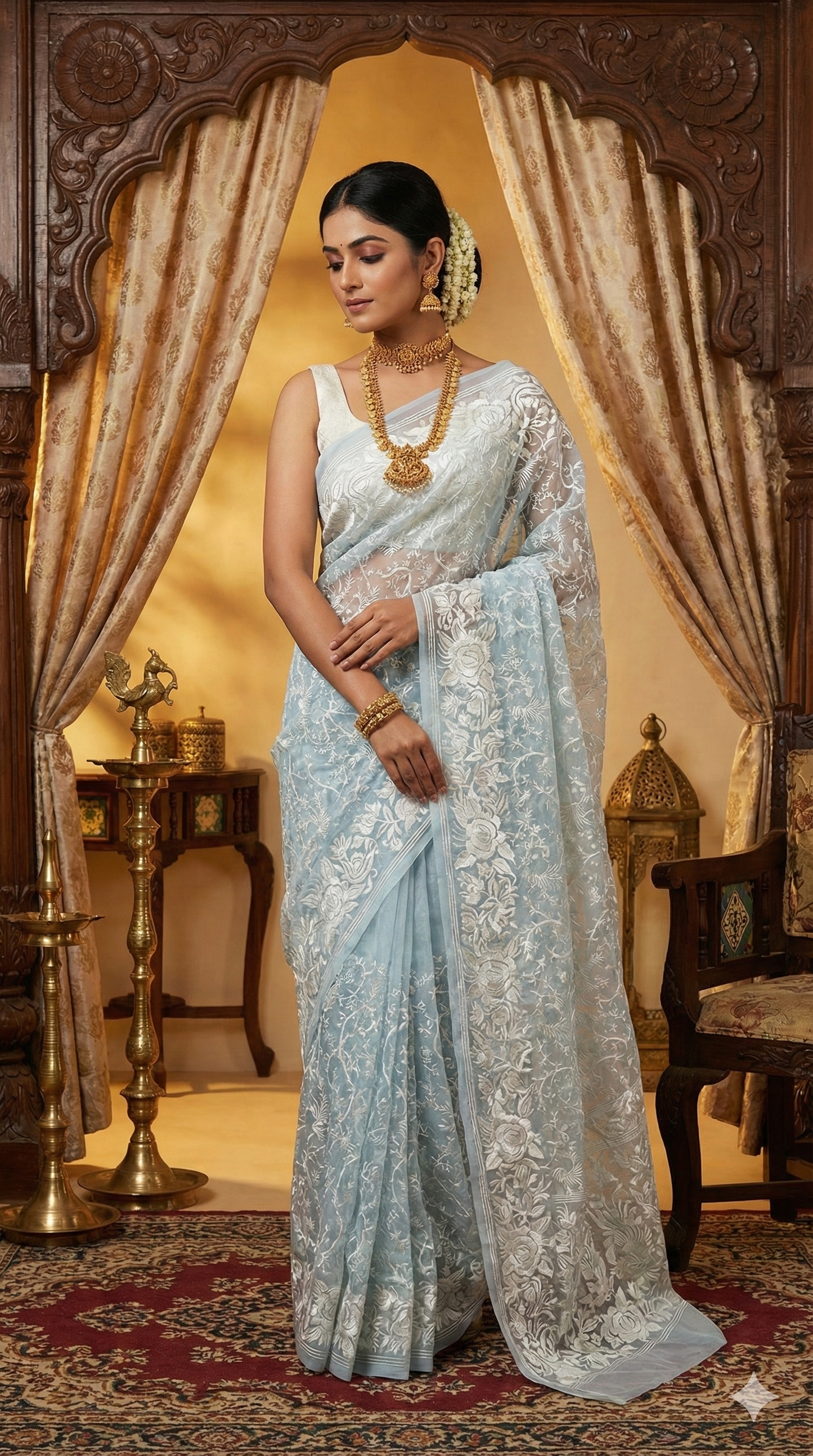 Beautiful Organza Silk Saree