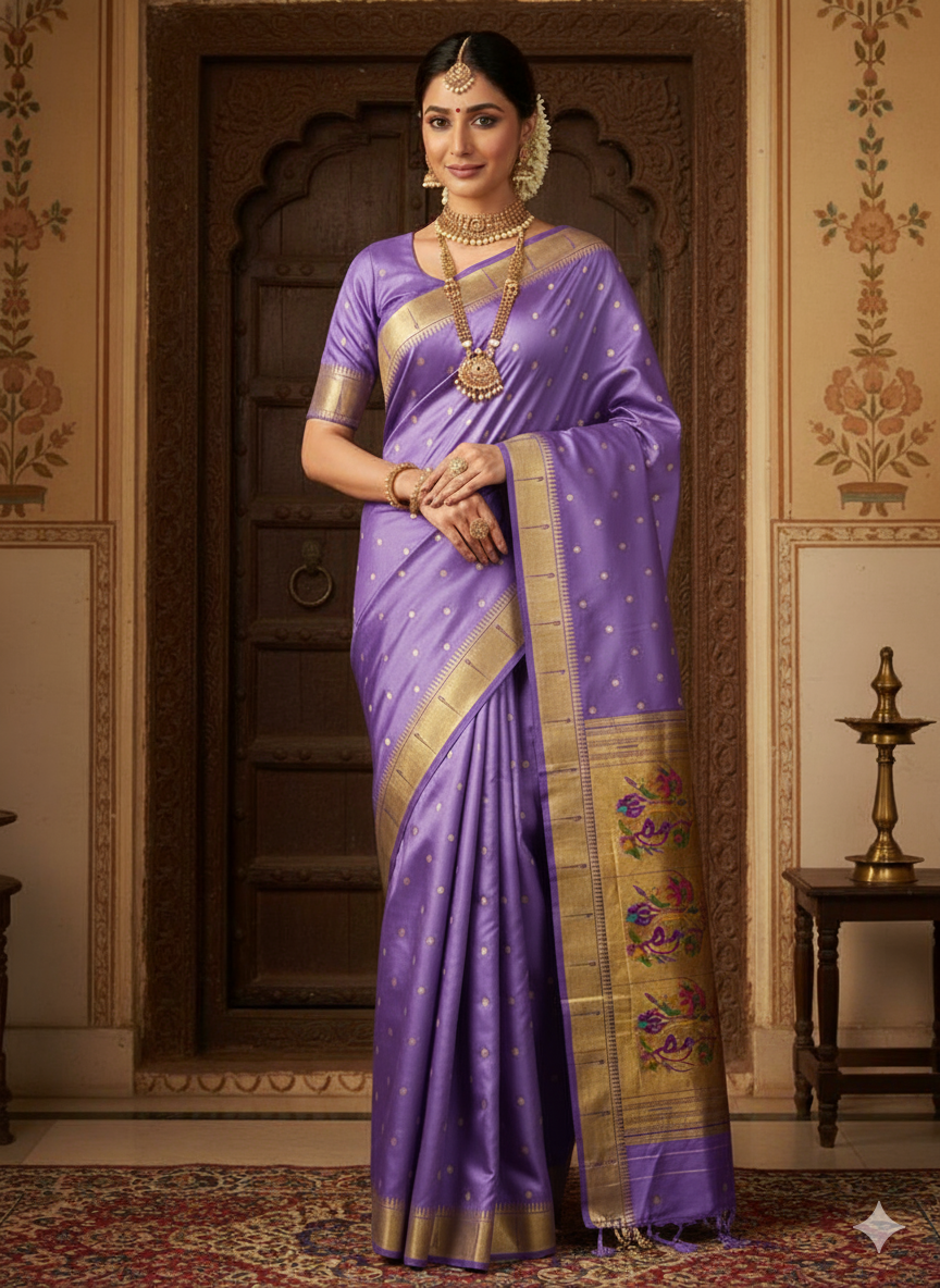 Gouri Muniya Paithani Saree