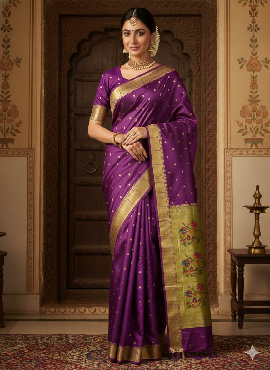 Gouri Muniya Paithani Saree
