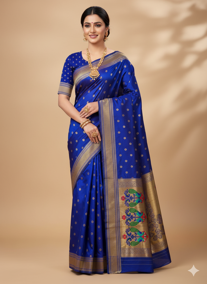 Bhoomi Kadiyal Paithani Saree
