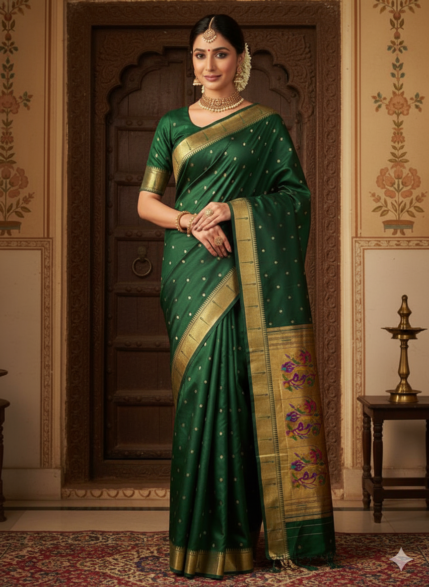 Gouri Muniya Paithani Saree