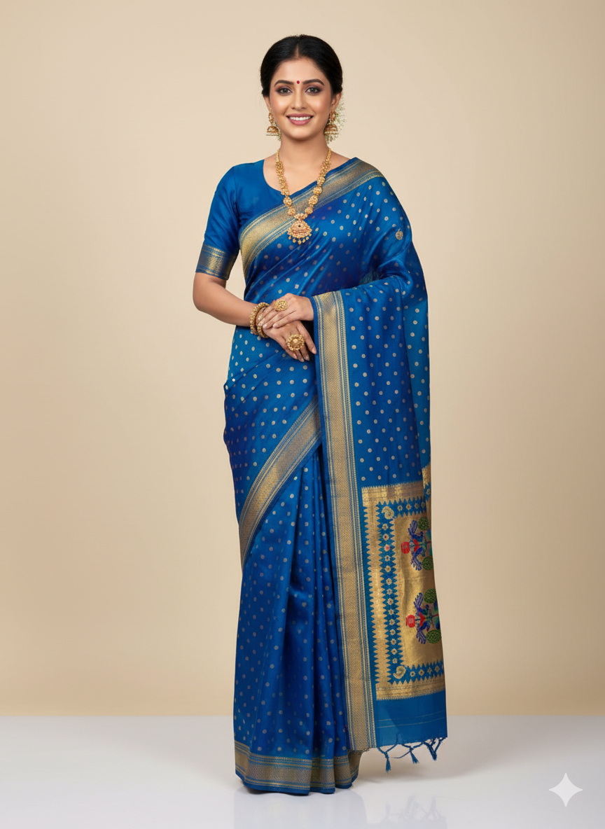 Bhoomi Kadiyal Paithani Saree
