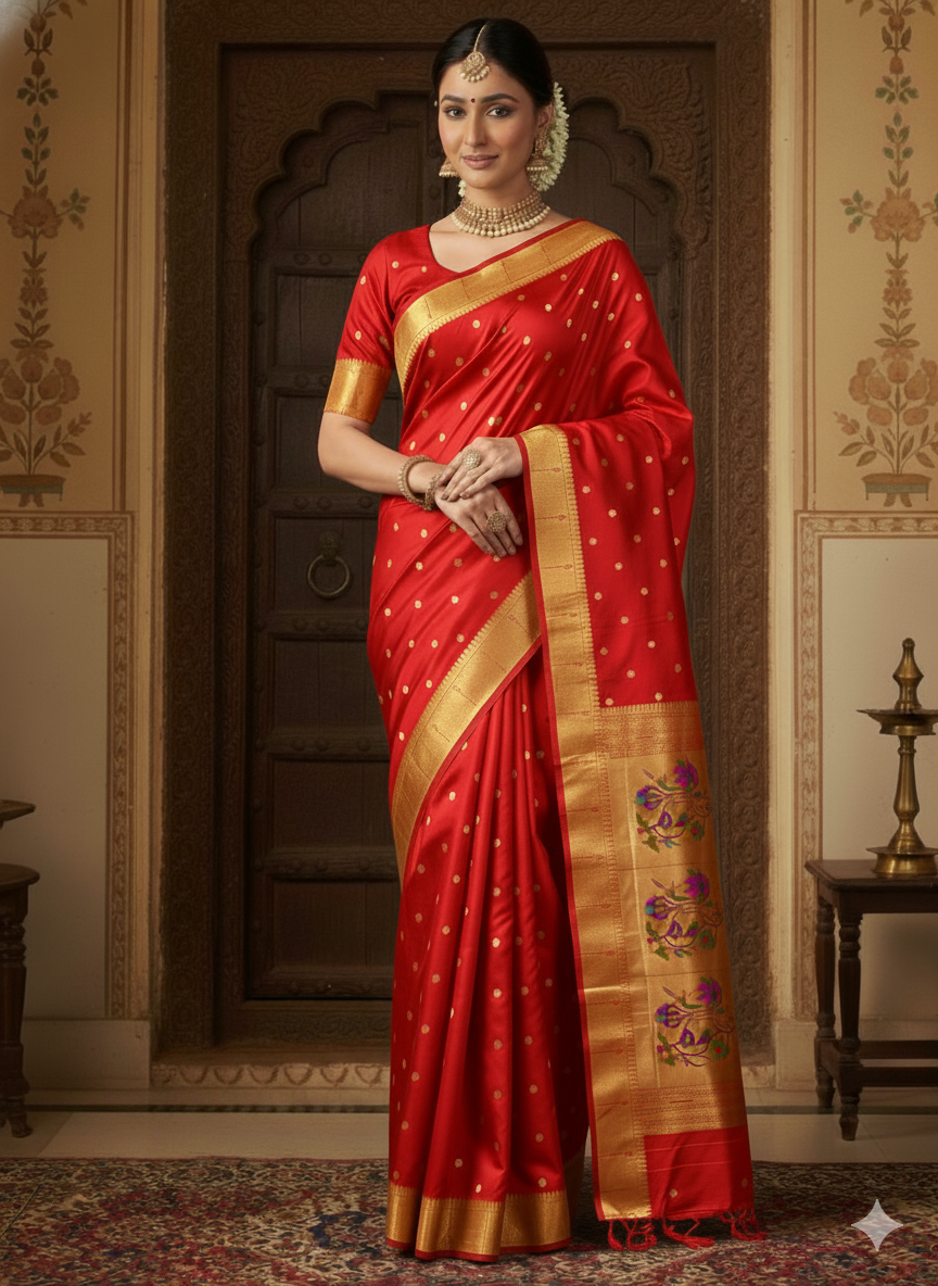 Gouri Muniya Paithani Saree