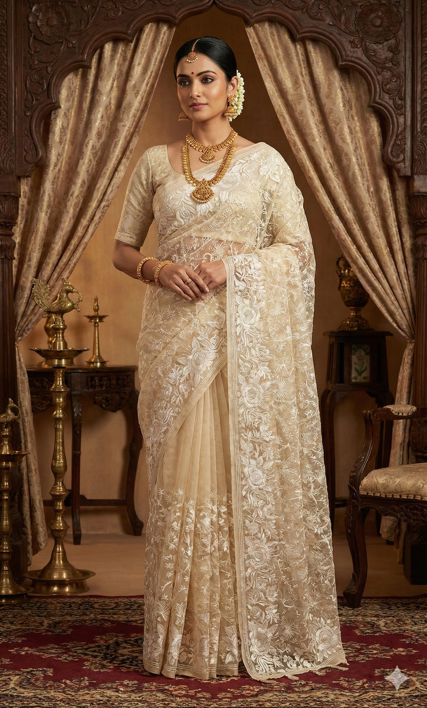 Beautiful Organza Silk Saree