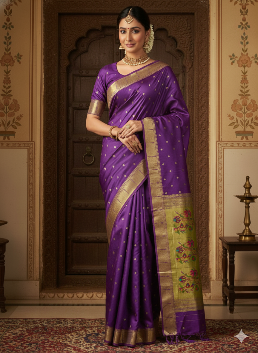 Gouri Muniya Paithani Saree