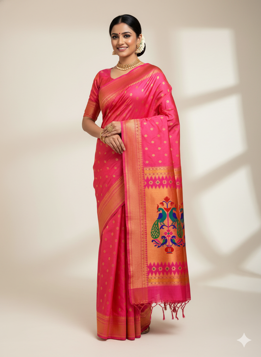 Bhoomi Kadiyal Paithani Saree