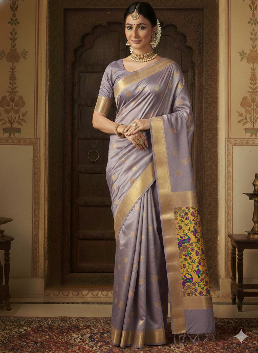 Gouri Muniya Paithani Saree