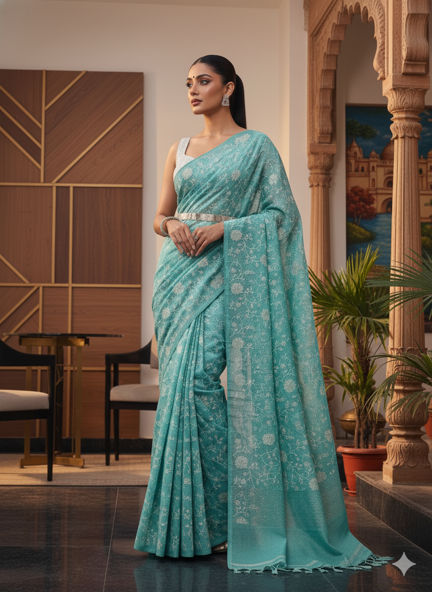 soft kota doria saree