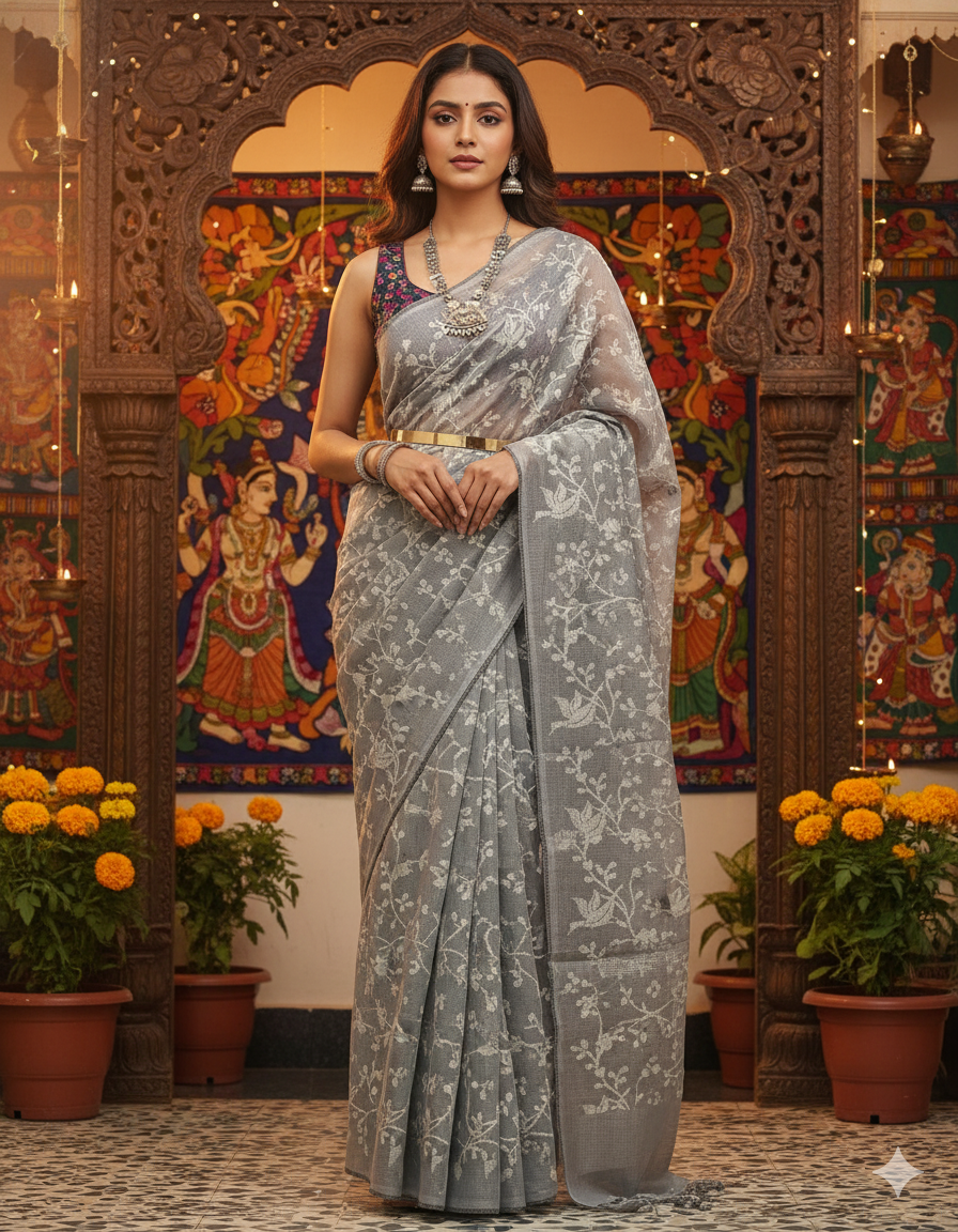 soft kota doria saree